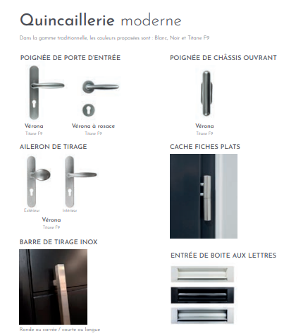 Conception et création de portes d’entrée en bois avec options de quincaillerie de la marque Atulam, partenaire de L’ouverture Française des produits adaptés.